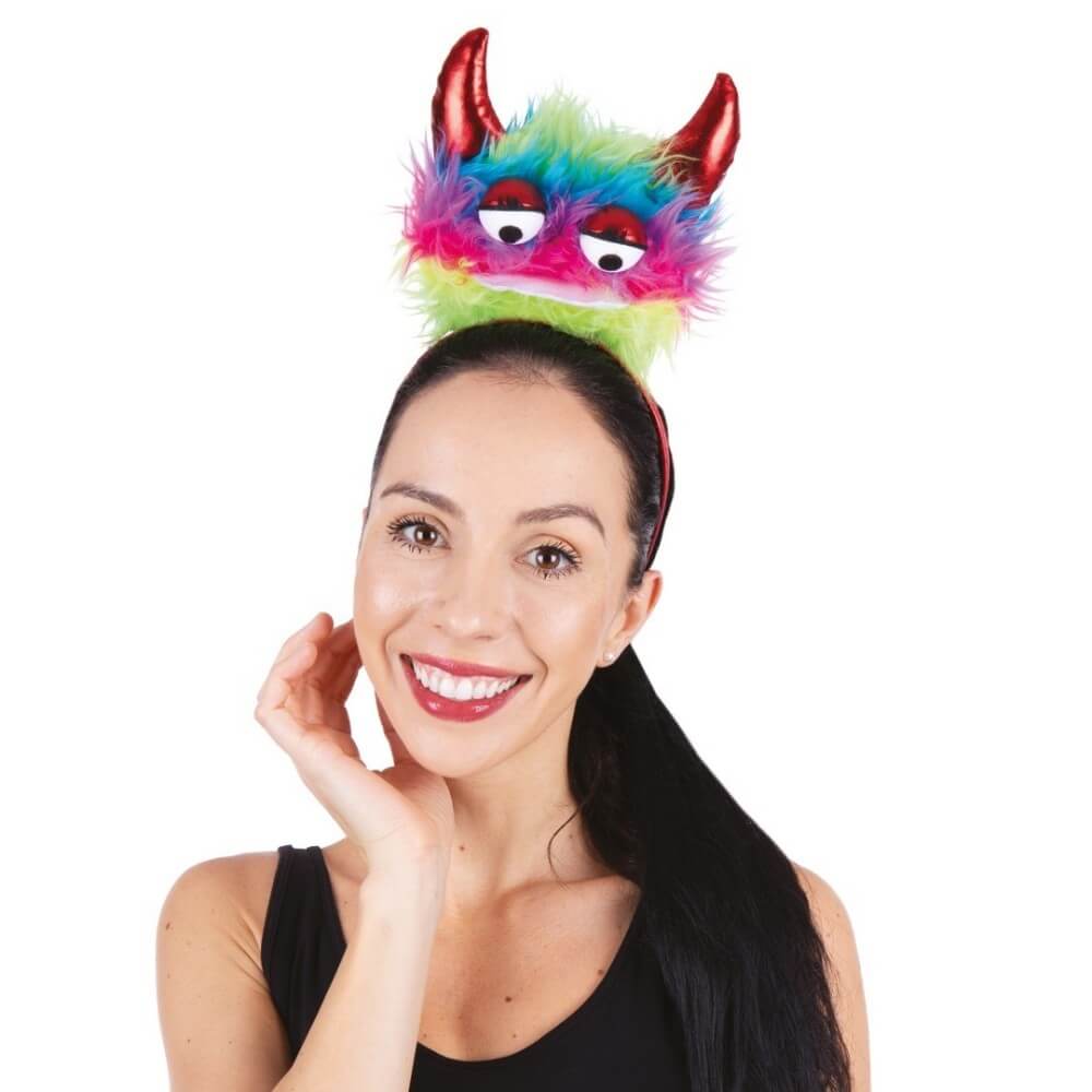 Serre-tête Monstre Multicolore pas cher | Fiesta Factory