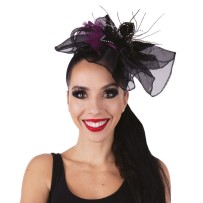Serre-tête Halloween Noir Violet pas cher | Fiesta Factory