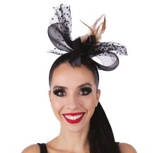 Serre-tête Halloween Plumes et Fleur pas cher | Fiesta Factory