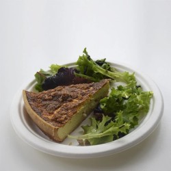 Assiettes Rondes Fibres Végétales Ø 23 cm – Compostables – Paquet de 50 - G10065 - Assiettes en carton & bois