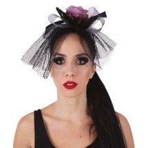 Serre-tête Rubans et Fleurs pas cher | Fiesta Factory