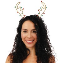 Serre-tête Renne Minimaliste avec Grelots pas cher | Fiesta Factory