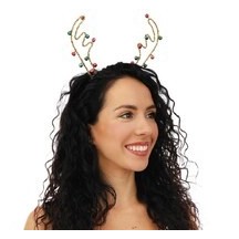 Serre-tête Renne Minimaliste avec Grelots pas cher | Fiesta Factory