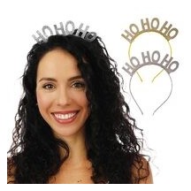 Serre-tête HoHoHo pas cher couleur aléatoire | Fiesta Factory