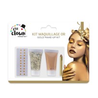 Kit Maquillage Or – Maquillage Doré Carnaval & Fête | Fiesta Factory à petit prix
