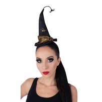 Serre-tête Chapeau avec Araignée – Noir & Doré - 23015 - Serre-tête