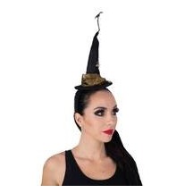 Serre-tête Chapeau avec Araignée – Noir & Doré - 23015 - Serre-tête