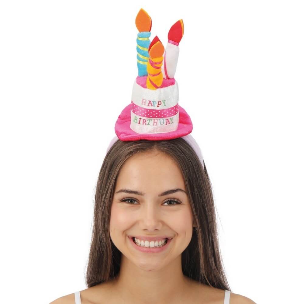 Serre-tête Gâteau d’Anniversaire - 24266 - Serre-tête