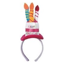 Serre-tête Gâteau d’Anniversaire - 24266 - Serre-tête