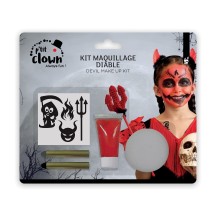 Kit Maquillage Diable avec Stickers - 23602 - Kits Maquillage