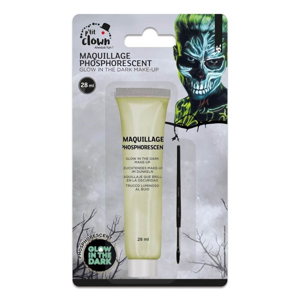 Fard Phosphorescent avec Pinceau 28ml - 23606 - Maquillage en Tube & Palettes