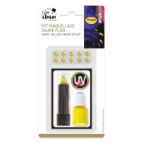 Kit Maquillage Jaune Fluo - 23875 - Kits Maquillage