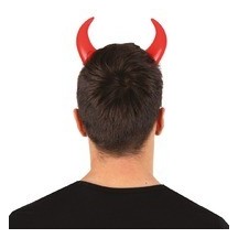 Serre-tête Cornes de Diable Rouge - 51306 - Serre-tête