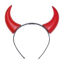 Serre-tête Cornes de Diable Rouge - 51306 - Serre-tête