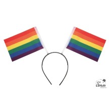 Serre-tête Drapeaux Arc-en-Ciel - 62813 - Serre-tête