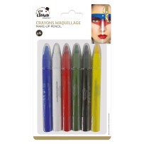 Crayons Maquillage – Lot de 6 - 81134 - Pinceaux & Accessoires de Maquillage