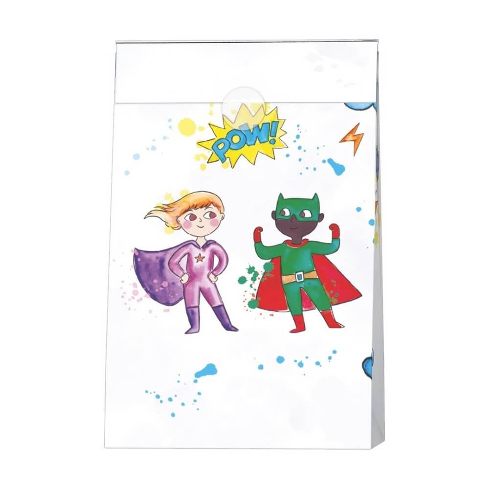 Sachet de fête Super Héros – Lot de 8 - 22510 - Sacs Cadeaux