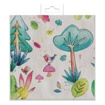Serviettes Animaux de la Forêt – Lot de 20 - 22511 - Serviettes à théme