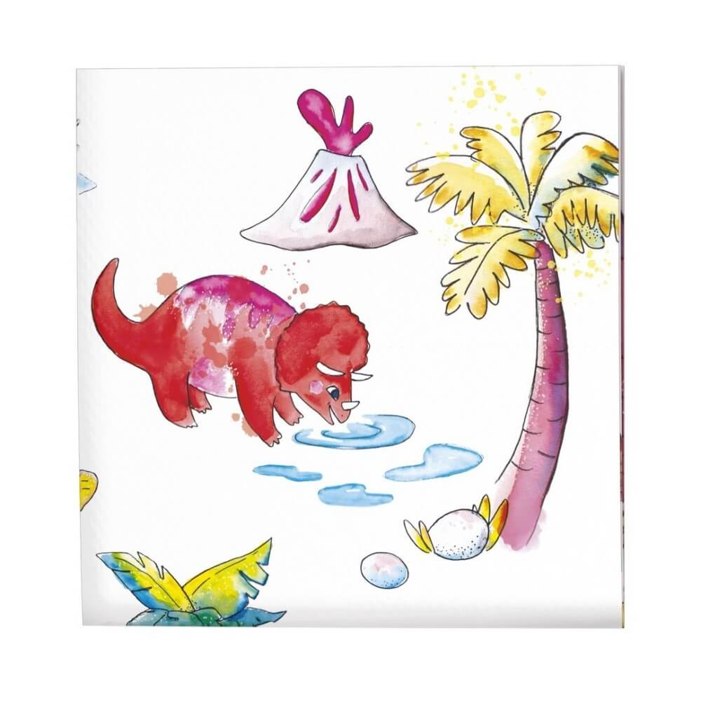 Serviettes Dinosaures – Lot de 20 - 22512 - Serviettes à théme
