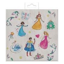 Serviettes Princesses – Lot de 20 - 22515 - Serviettes à théme