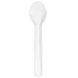 Cuillères en Fibres Végétales 15,8 cm – Compostables – Paquet de 50 - 52C023 - Couverts en bois