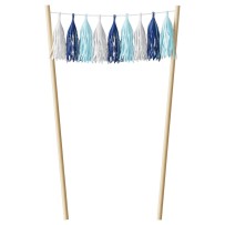 Décoration pour gâteau Bleu - 22596 - Pailles, Pics & Agitateurs