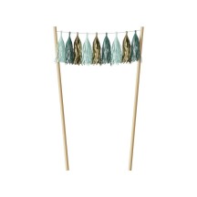 Décoration pour gâteau Vert - 22614 - Pailles, Pics & Agitateurs