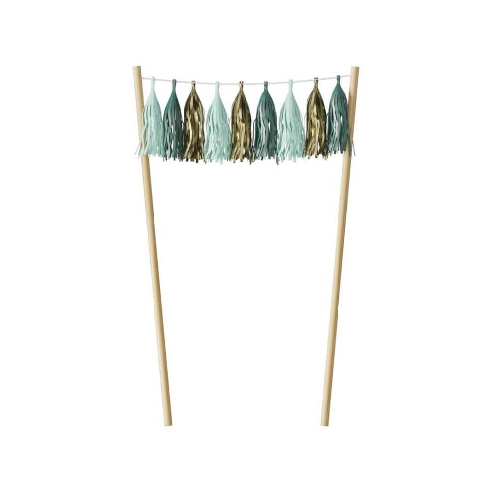 Décoration pour gâteau Vert - 22614 - Pailles, Pics & Agitateurs