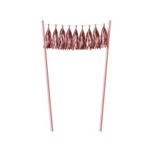 Décoration pour gâteau Rose Gold - 22623 - Pailles, Pics & Agitateurs
