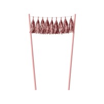 Décoration pour gâteau Rose Gold - 22623 - Pailles, Pics & Agitateurs
