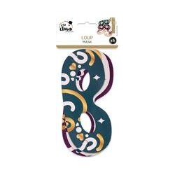 Loup en Papier Multicolore – Lot de 6 - 23451 - Masques Loup