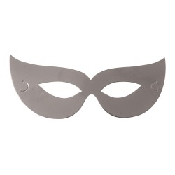 Loups Métallisés Argent – Lot de 6 - 33180 - Masques Loup
