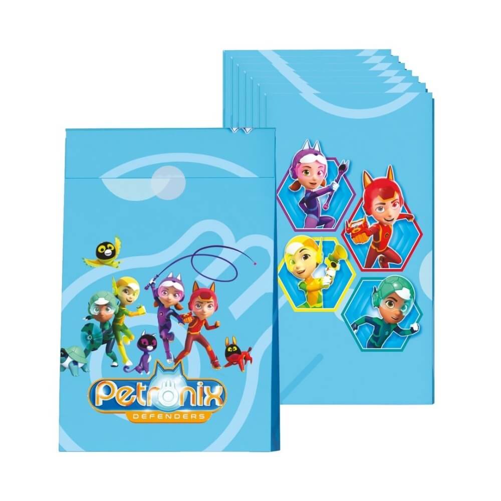 Sacs cadeaux PETRONIX™ lot de 8 pas cher | Fiesta Factory