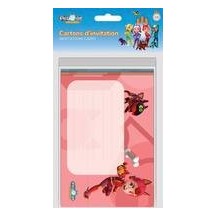 Cartons d’invitation PETRONIX™ lot de 8 pas cher | Fiesta Factory