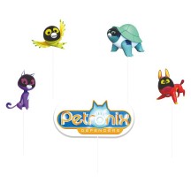 Piques à gâteau PETRONIX™ lot de 5 pas cher | Fiesta Factory