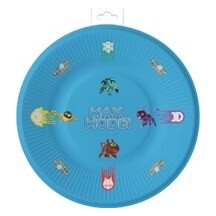 Assiettes PETRONIX™ 23 cm lot de 8 pas cher | Fiesta Factory