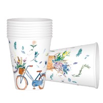 Gobelets champêtre lot de 8 pas cher | Fiesta Factory