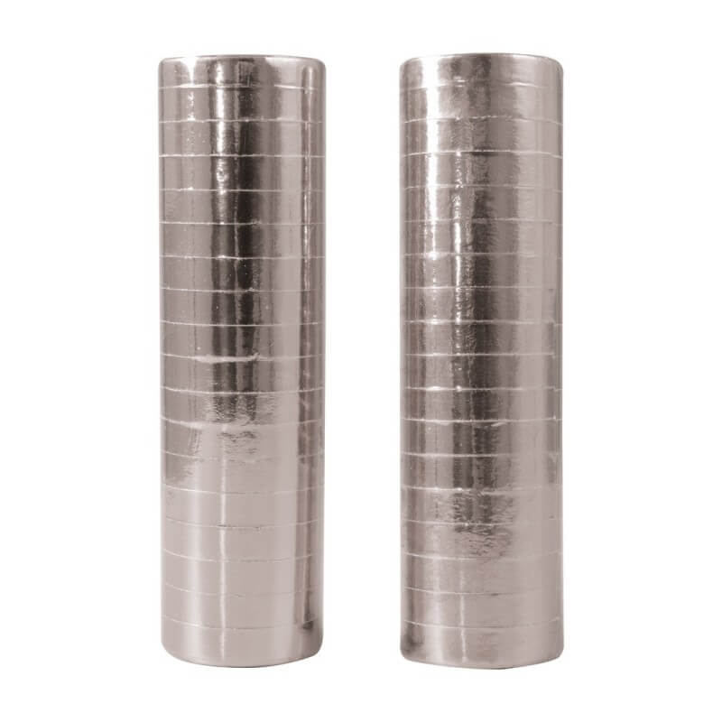 Rouleaux de Serpentins Argent 4 m – Lot de 2 - 63180 - Cotillons