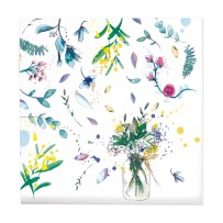 Serviettes champêtre lot de 20 pas cher | Fiesta Factory