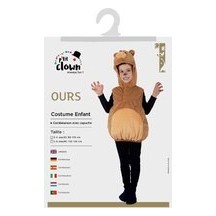 Costume Ours Enfant 5/6 Ans – Déguisement Carnaval | Fiesta Factory à petit prix