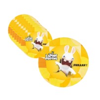 Assiettes Lapins Crétins™ lot de 8 pas cher | Fiesta Factory