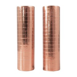 Rouleaux de Serpentins Rose Gold 4 m – Lot de 2 - 63182 - Cotillons