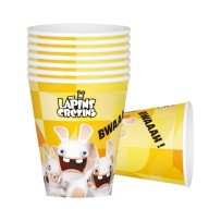 Gobelets Lapins Crétins™ lot de 8 pas cher | Fiesta Factory