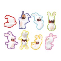 Confettis de table Lapins Crétins™ lot de 40 pas cher | Fiesta Factory