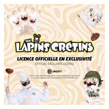 Sachets cadeaux Lapins Crétins™ lot de 8 pas cher | Fiesta Factory