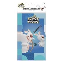 Sachets cadeaux Lapins Crétins™ lot de 8 pas cher | Fiesta Factory