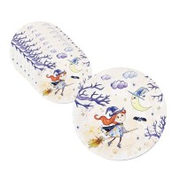 Assiettes Halloween 23 cm lot de 8 pas cher | Fiesta Factory