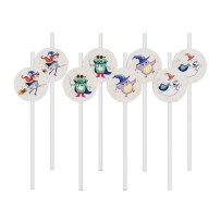 Cartons d’invitation Halloween lot de 8 pas cher | Fiesta Factory