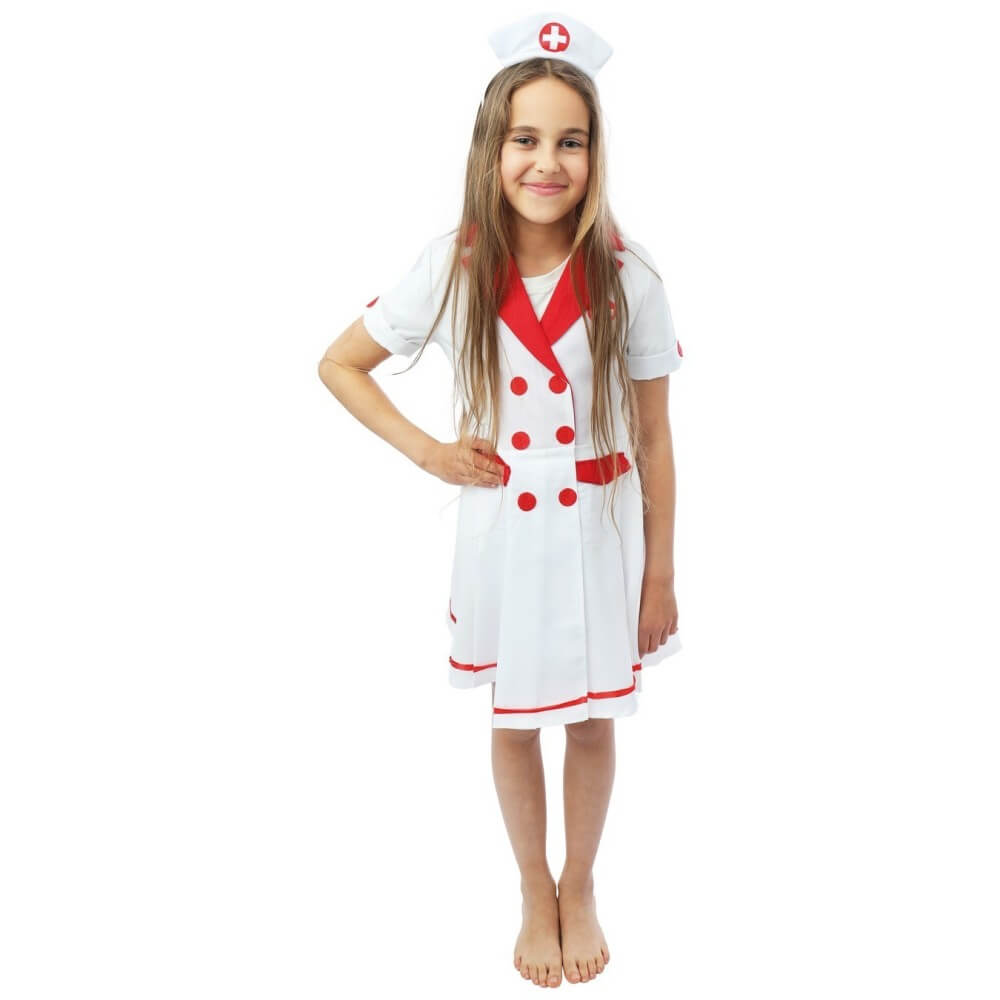 Costume Infirmière Enfant – Déguisement Carnaval | Fiesta Factory à petit prix