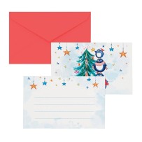 Cartes Cadeaux Noël Lot de 8 Pas Cher | Fiesta Factory